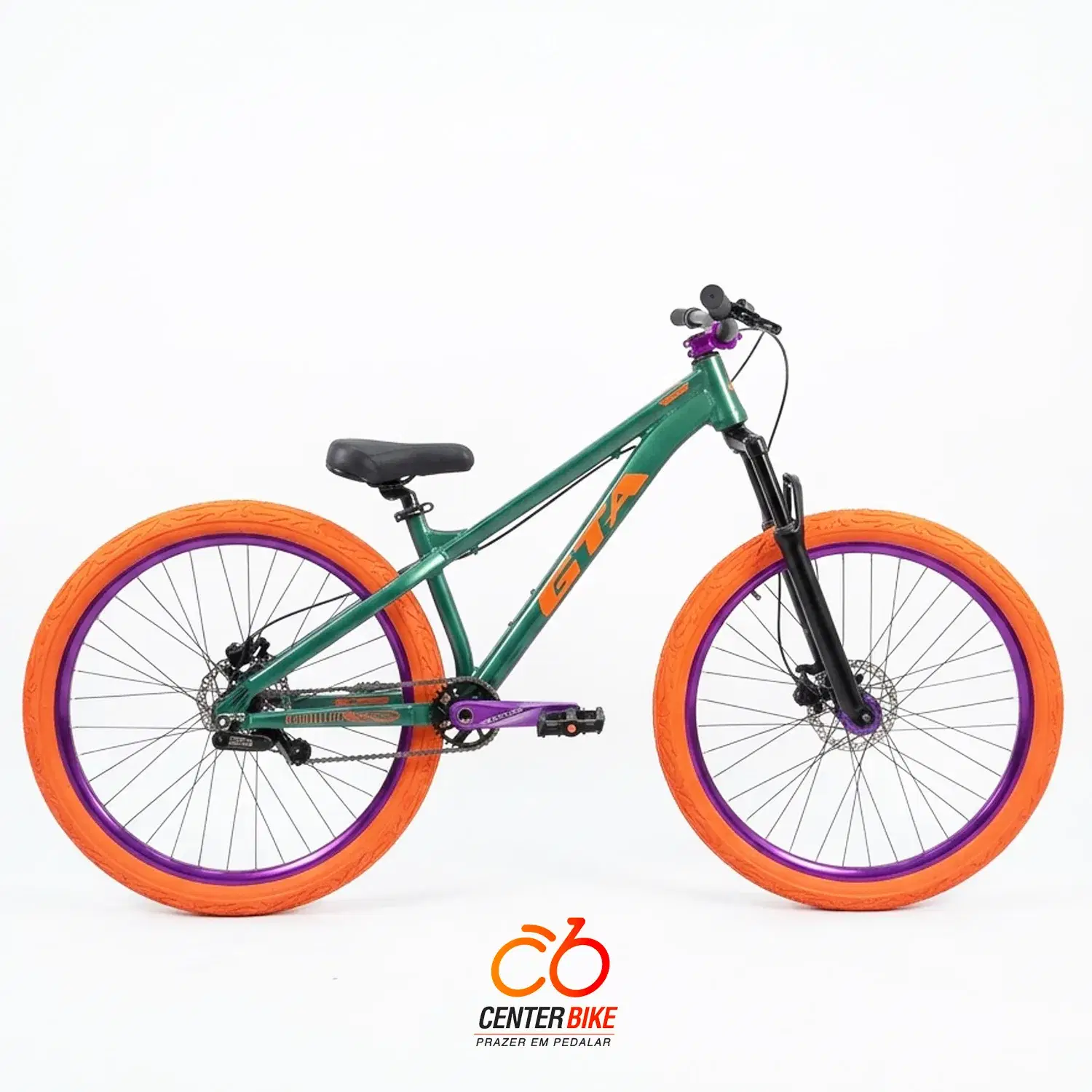 Bicicleta Aro 26 Gta Dirt Jump verde - Center Bike João Pessoa