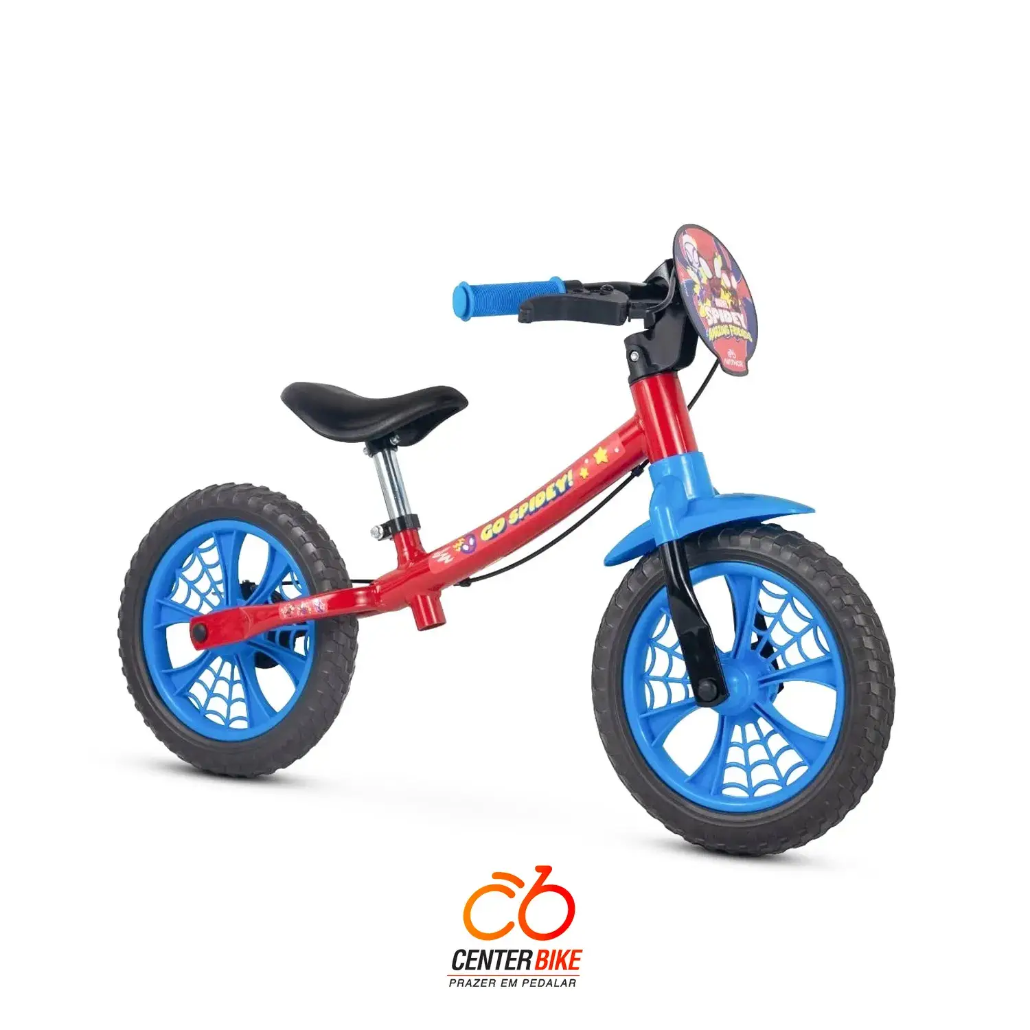 Bicicleta Aro 12 Equilíbrio Balance Spider man - Center Bike João Pessoa