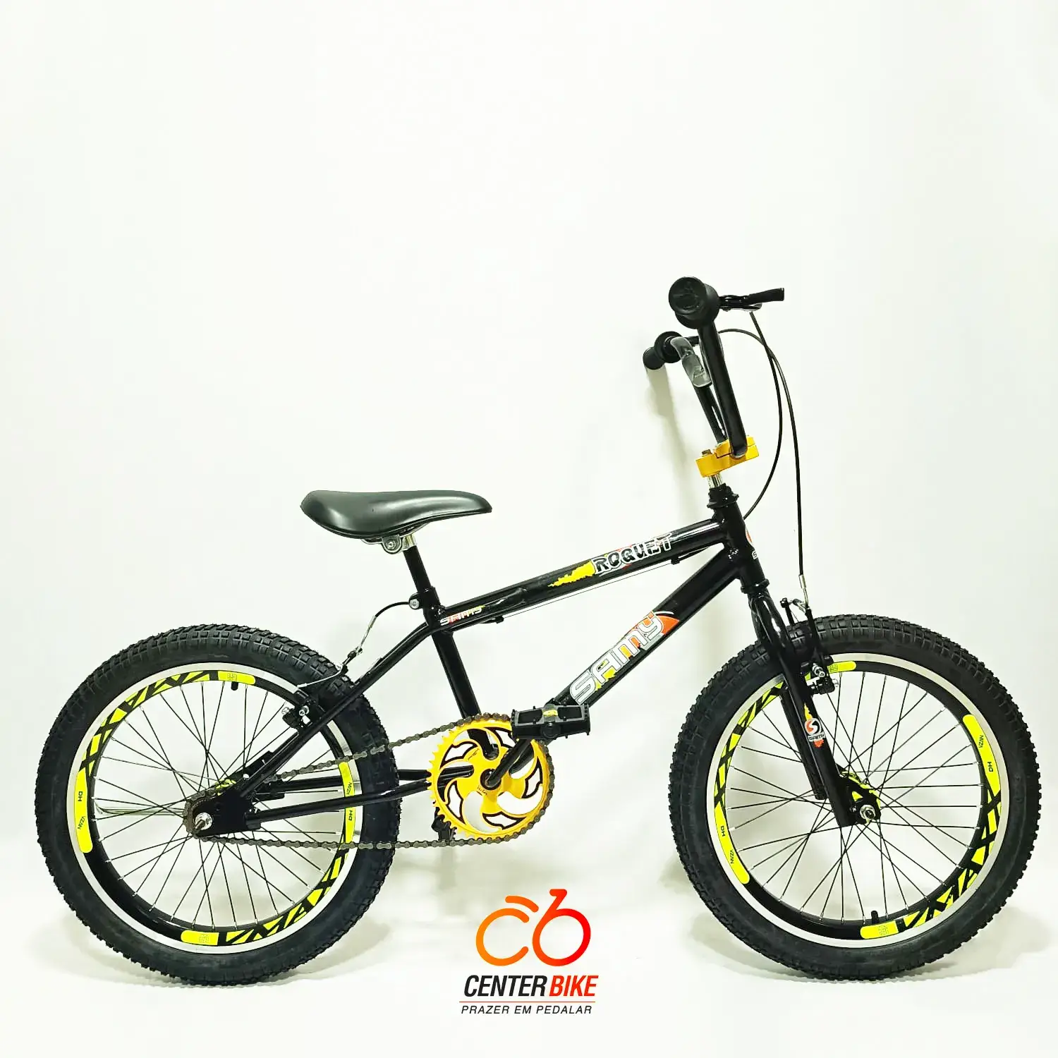 Bicicleta Aro 20 Alumínio Cross Freestyle preta - Center Bike João Pessoa