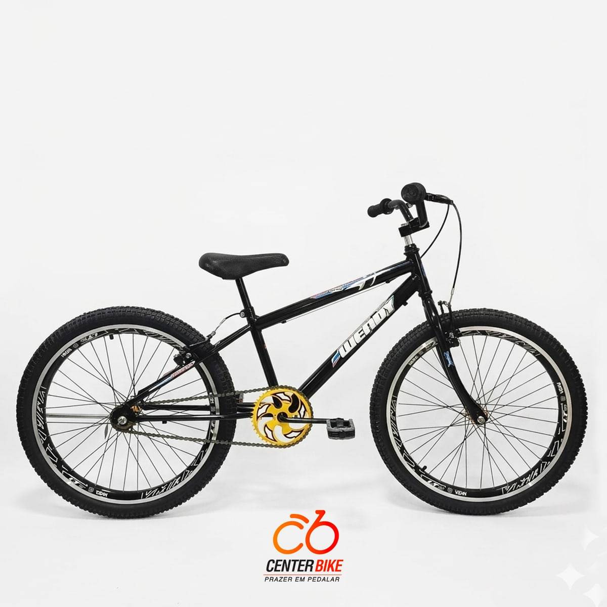 Bicicleta Aro 24 Masculina radical preto - Center Bike João Pessoa